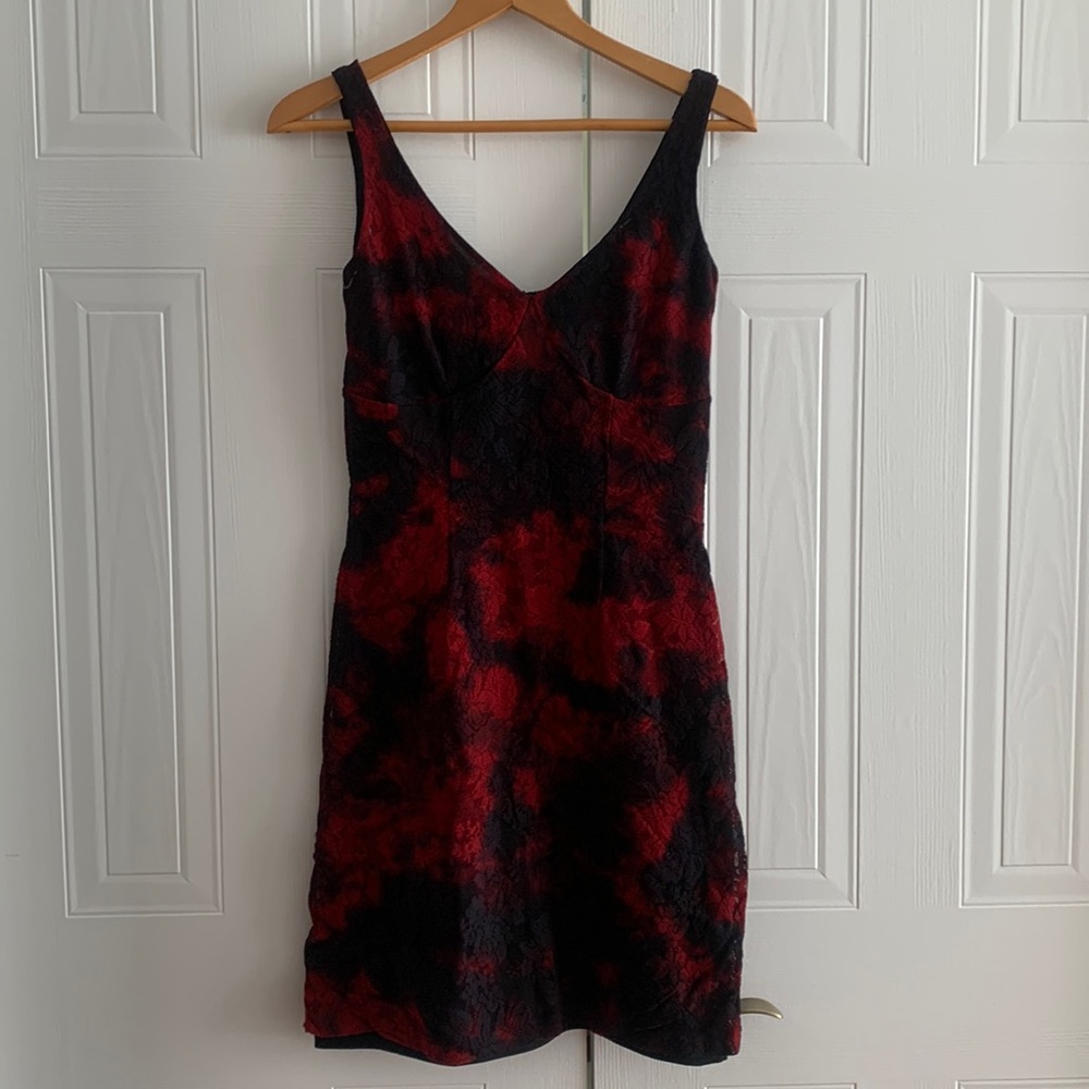 Zokai Black and Red Mini dress